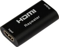 Techly HDMI jelerősítő (Repeater) 4K 40m-ig - Fekete