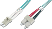 Digitus DK-2532-03/3 optikai patch kábel LC-SC Duplex 3m - Türkiz