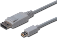 Digitus Display Port 1.1a kábel, mini DP - DP, M/M