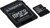 Kingston 16GB Canvas Select microSDHC UHS-I CL10 memóriakártya + Adapter