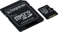 Kingston 64GB Canvas Select microSDXC UHS-I CL10 memóriakártya + Adapter