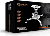 SBOX PM-18 Mennyezeti projector tartó - Fehér