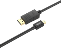 Unitek Y-C611BK miniDisplayPort - DisplayPort Kábel 2m Fekete