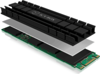 RaidSonic IcyBox IB-M2HS-701 M.2 2280 SSD hűtőborda