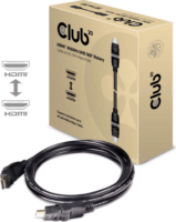 Club3D HDMI 2.0 - HDMI 2.0 UHD 360° forgó kábel 2m Fekete
