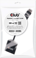 Club3D Displayport 1.2 - HDMI 2.0 UHD active adapter Fekete