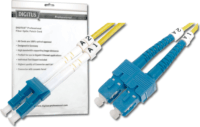 Digitus DK-2932-10 optikai patch kábel LC-SC Duplex 10m - Sárga
