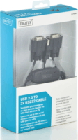 Digitus USB2.0/2 x RS232 (DB9M) konverter kábel, 5 LGW