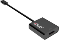 Club3D USB 3.1 Type C - HDMI 2.0 UHD adapter - Fekete