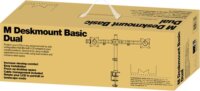 Multibrackets Deskmount Basic Dual 15"-27" TV asztali konzol Fekete