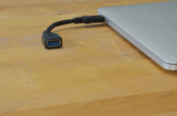 Port Connect 900133 USB-A > USB-C Adapter - Fekete
