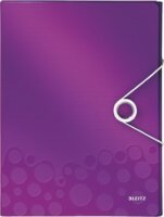Leitz Wow Jumbo A4 Gumis mappa - Lila