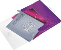 Leitz Wow Jumbo A4 Gumis mappa - Lila