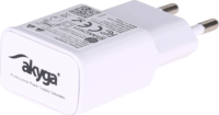 Akyga AK-CH-11 Hálózati USB töltő (5V/2.4A) Quick Charge 3.0-val Fehér
