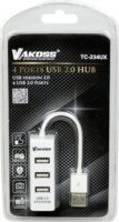 Vakoss TC-234UX USB 2.0 HUB (4-port) Fehér