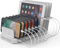 Unitek Y-2190 10-port USB Smart töltő állomás (160W)