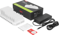 Unitek Y-2190 10-port USB Smart töltő állomás (160W)