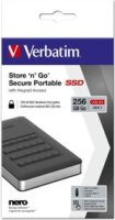 Verbatim 256GB Secure Portable Számkódos Külső SSD - Fekete
