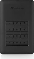 Verbatim 1TB Secure Portable Számkódos Külső HDD - Fekete