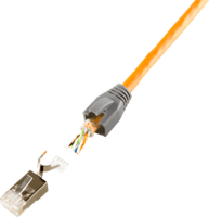 LogiLink Cat7 / Cat6a Moduláris RJ45 csatlakozó (50 db / csomag)