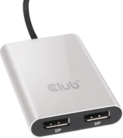 Club3D Thunderbolt 3 apa - 2x DisplayPort anya adapter - Ezüst