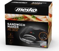 Mesko MS 3032 Szendvicssütő - Fekete