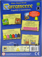 Piatnik Carcassonne az 1. kiegészítés - Fogadók és Katedrálisok társasjáték kiegészítő
