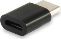 Equip 133472 USB-C -> MicroUSB átalakító apa/anya - Fekete