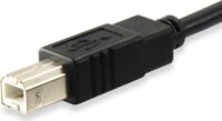 Equip 12888207 USB-C -> USB-B 2.0 kábel apa/apa 1m - Fekete
