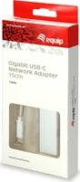 Equip 133454 USB-C -> RJ45 átalakító apa/anya - Fehér