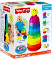 Fisher Price W4472 Csésze piramis építő játék - Színes