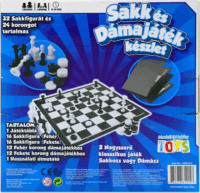 Sakk és dámajáték készlet
