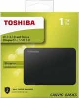 Toshiba Canvio Basics 1TB 2,5" USB 3.0 fekete