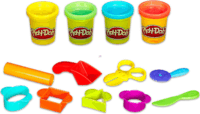 Hasbro Play-Doh: kezdő gyurmaszett - 4 különböző szín
