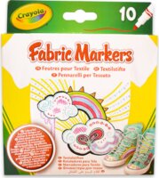 Crayola 58-8633 Textilfilc - Vegyes színek (10 db)