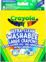 Crayola 52-3282 Extra kimosható zsírkréta - 8 darabos