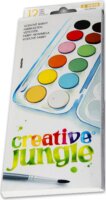 Sakota CEA0946 Creative Jungle vízfesték kifestővel - 12 színű
