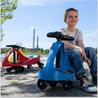 BoboCar Mobil járgány gumikerékkel - Piros