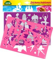 Lena 65766 2 db-os rajzolósablon - tündérek és hercegnők