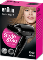 Braun Satin Hair 1 Style&Go Travel HD 130 Hajszárító