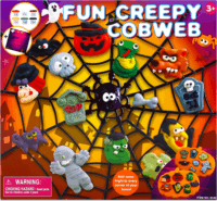 Playgo Toys 8540 6 színű Gyurmakészlet - Szörnyek pókhálóban