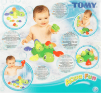 Tomy E72097 Teknős pajtik fürdőjáték