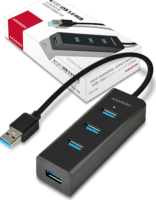 Axagon HUE-S2B USB 3.0 HUB (4 port) Fekete