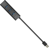 Axagon HUE-S2B USB 3.0 HUB (4 port) Fekete