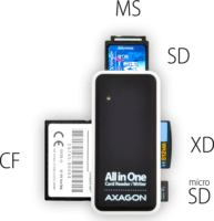 Axagon CRE-X1 USB 2.0 Külső kártyaolvasó