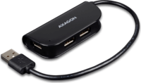 AXAGON HUE-X4B USB 2.0 HUB (4 port) Fekete