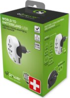 Q2 Power Q2WCH-USB World to Svájc USB Utazóadapter