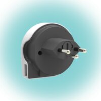 Q2 Power Q2WCH-USB World to Svájc USB Utazóadapter