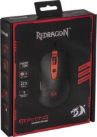 Redragon Gerderus USB Gaming Egér - Fekete/Piros
