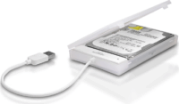 Axagon ADSA-1S 2.5" USB 2.0 Külső HDD/SSD ház - Fehér
